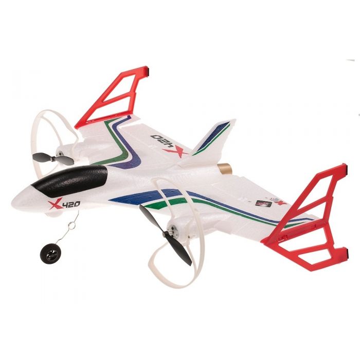 Avião de brinquedo elétrico epp, quadricóptero com rádio, controle